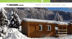 Desktop Screenshot of camping-molignon.ch